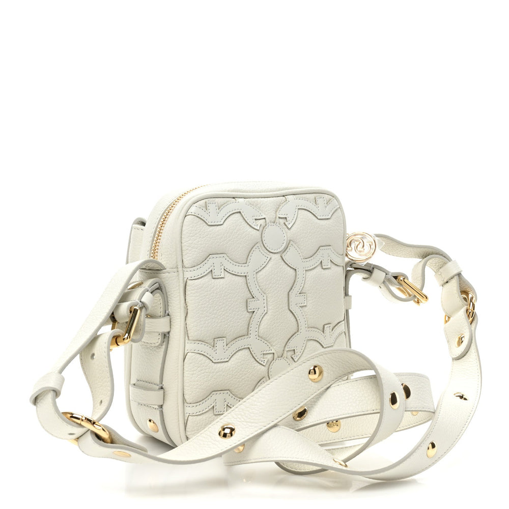 Salvatore FerragamoBags - Ferragamo Viva Gancini Camera Bag White - 21 - 2284 - Ask Me Wear