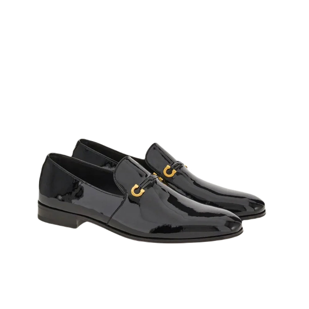 Salvatore FerragamoShoes - Ferragamo Lyon Men's Loafers Black - LYON 754369 - Ask Me Wear