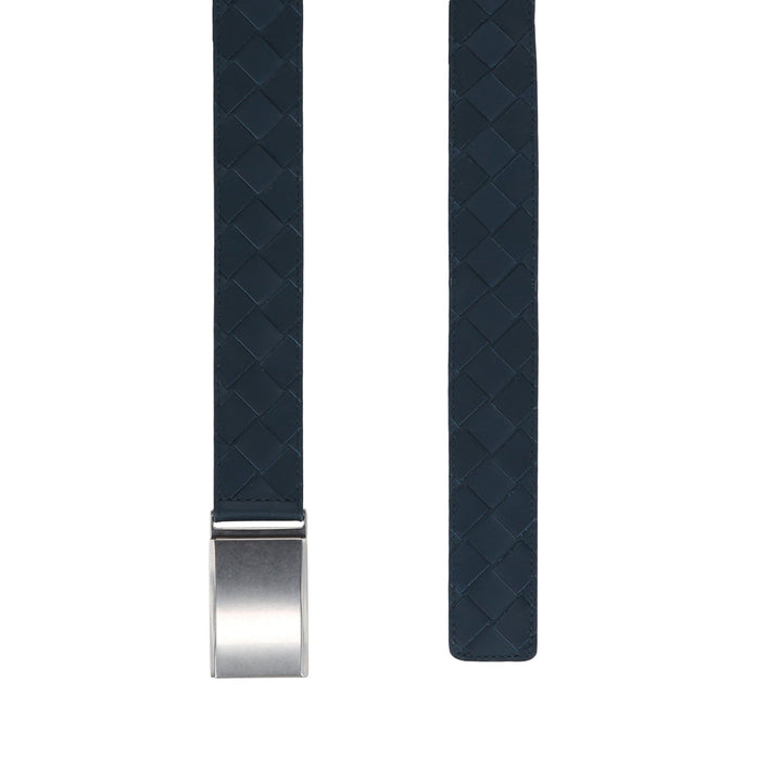 Bottega Veneta Intrecciato Woven Belt - Blue