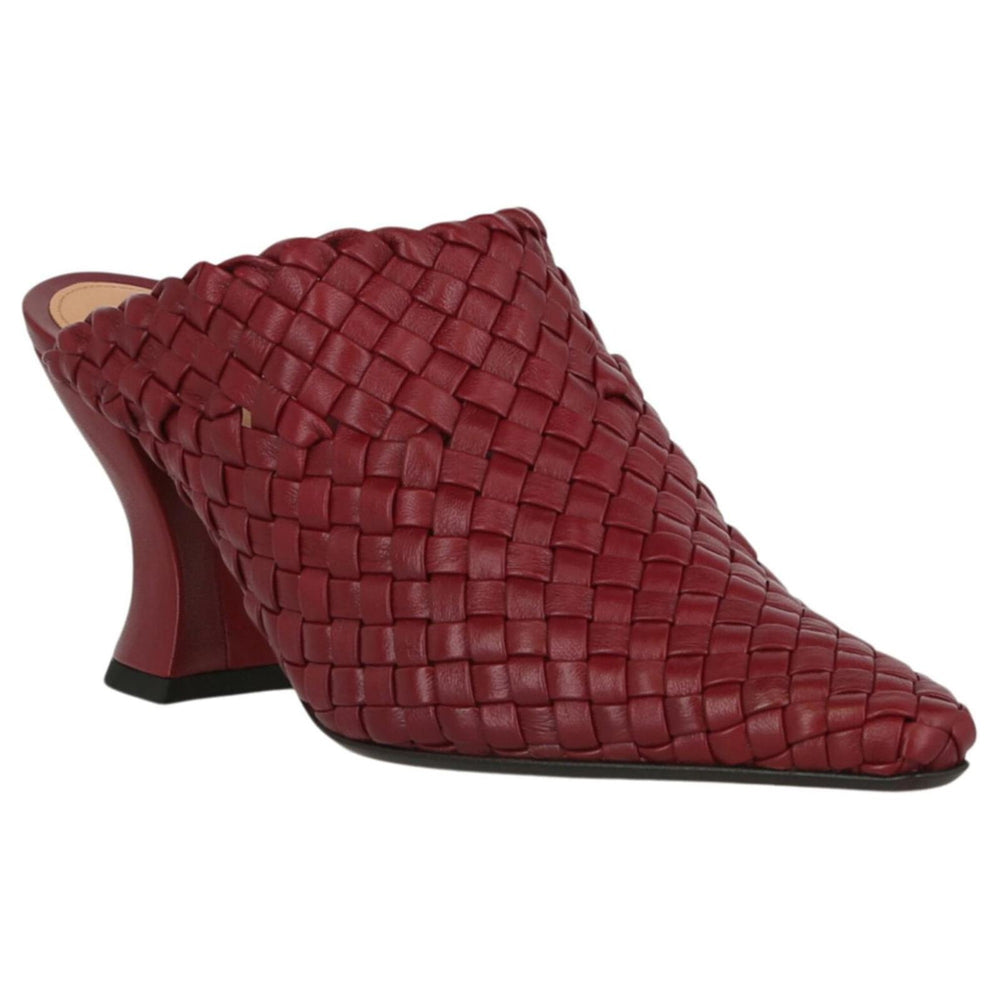 Bottega VenetaShoes - Bottega Veneta Intrecciato Leather Mules - 608849VBSN06237 - Ask Me Wear