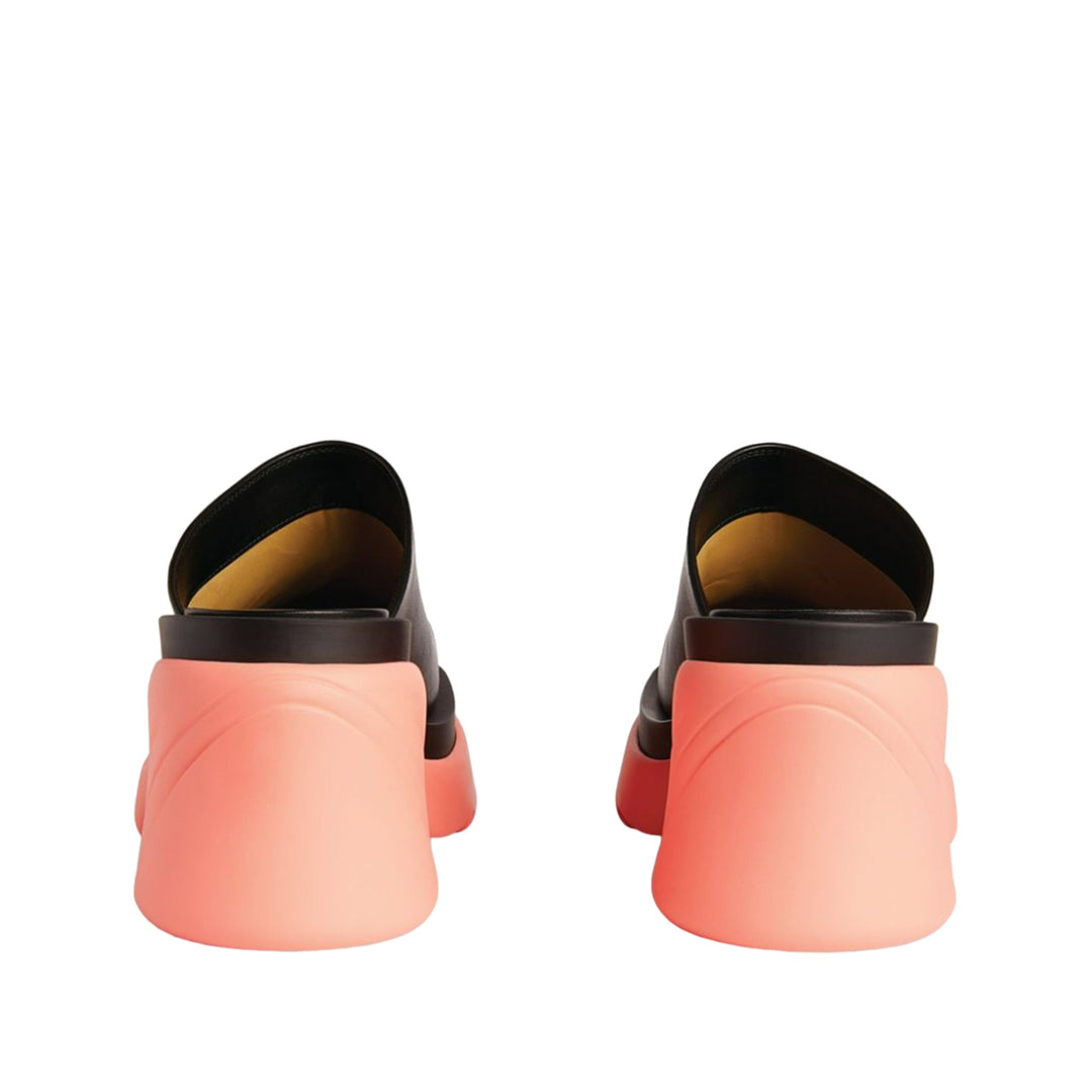 Bottega Veneta Flash Mules Black/Pink