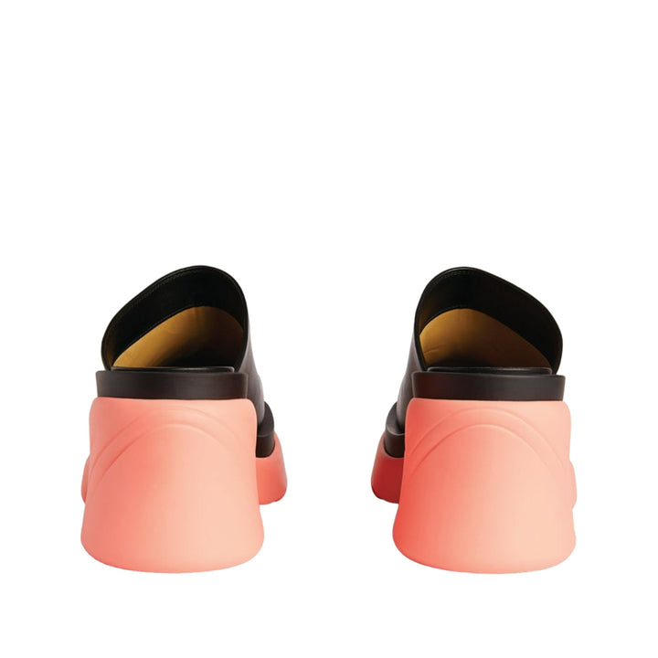 Bottega Veneta Flash Mules Black/Pink