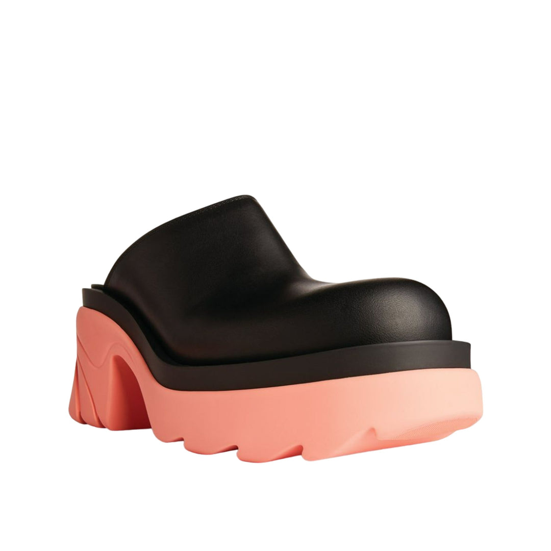 Bottega Veneta Flash Mules Black/Pink