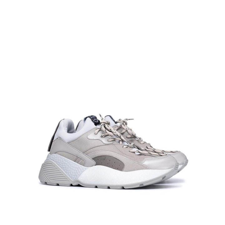 Stella McCartney Gray Vegan Leather Chunky Sneakers