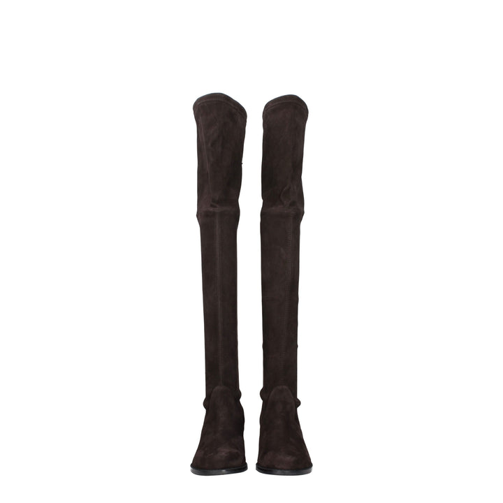 Stuart Weitzman Brown Leather Over The Knee