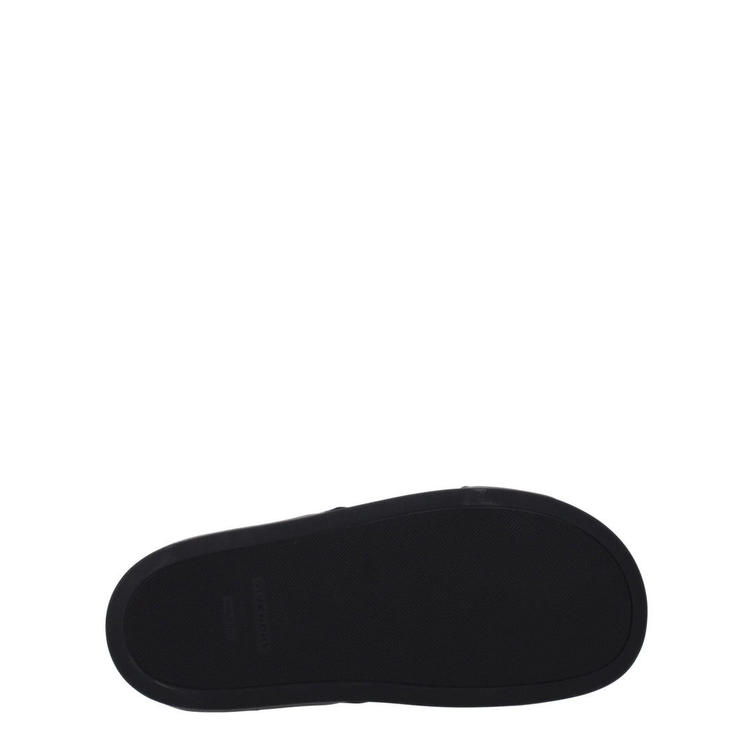 Givenchy Black Fabric Slippers