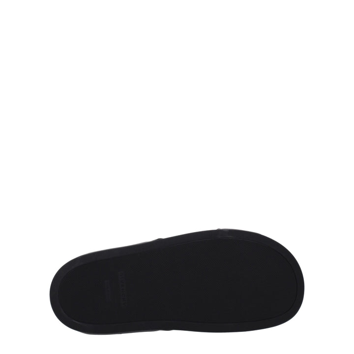 Givenchy Black Fabric Slippers