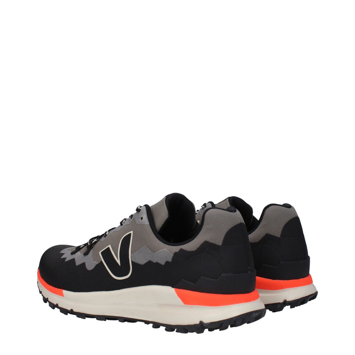 Veja Gray Fabric Athletic Sneakers