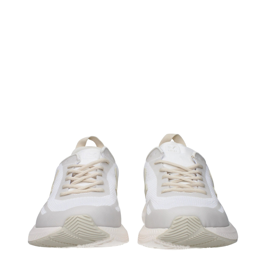 Veja White Fabric Athletic Sneakers