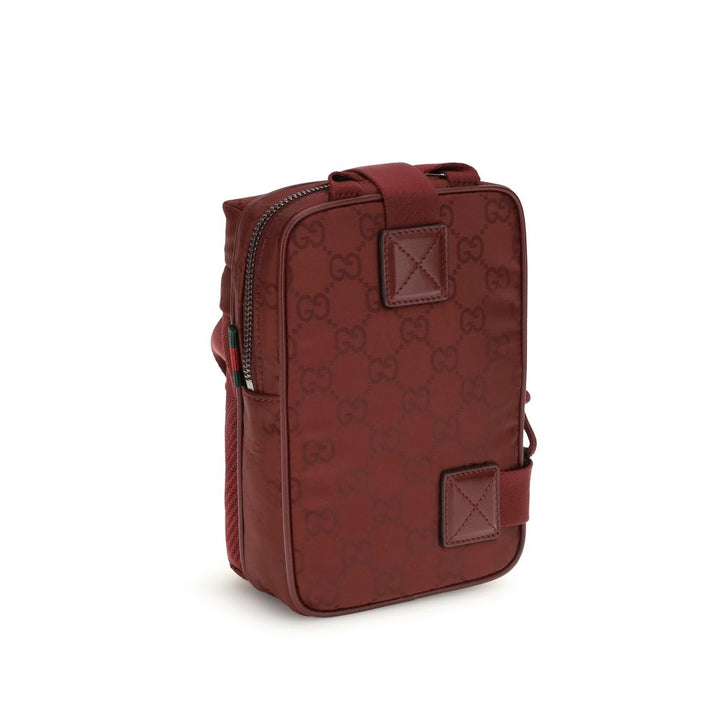 Gucci Bordeaux Polyamide Shoulder Bag
