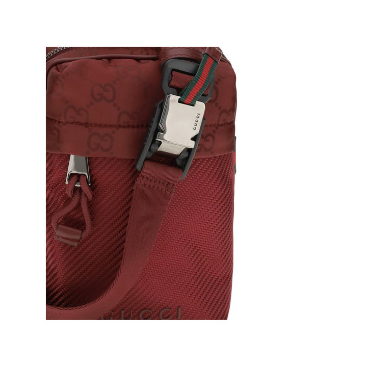 Gucci Bordeaux Polyamide Shoulder Bag
