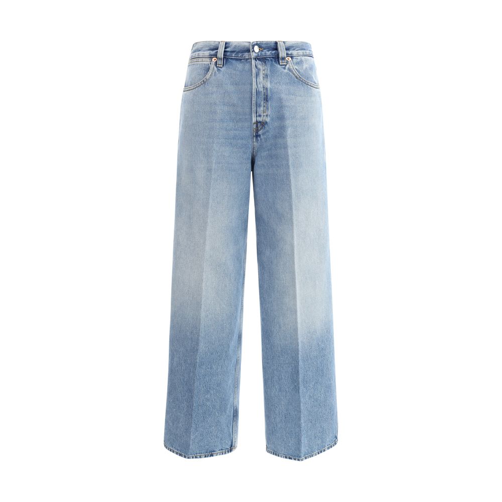 【関税&送料込】Gucci Wide-Leg Jeans In Denim Gucci - Wide-leg jeans Denim - The Corner