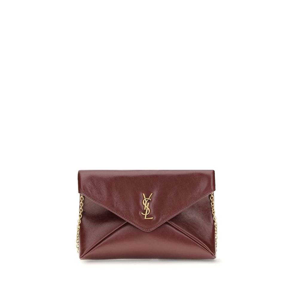 【関税&送料込】Saint Laurent Clutch With Chain Cassandre Bl CASSANDRE chain pouch in lambskin | Saint Laurent | YSL JP