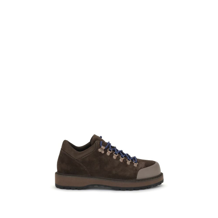 Diemme Brown Leather Lace-Up Boots