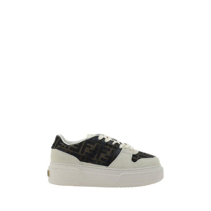 Fendi Brown Rubber Ballet Flats