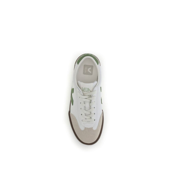 Veja White Leather Low Top Sneakers