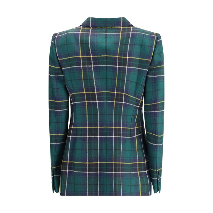 Alexander McQueen Green Wool Blazer