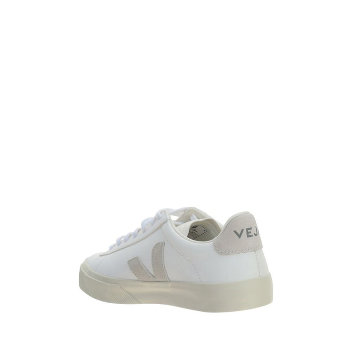 Veja White Calf Leather Bos Taurus Low Top Sneakers