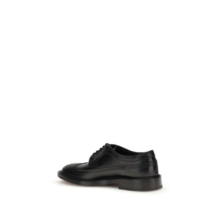 Fratelli Rossetti Black Leather Oxfords And Derbies