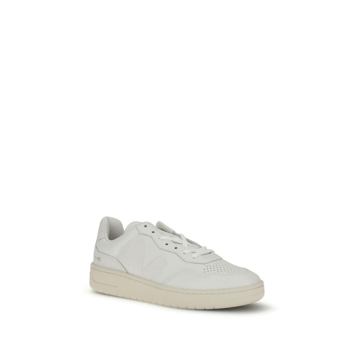 Veja White Leather Low Top Sneakers