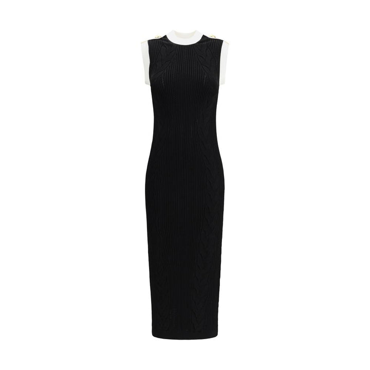 Balmain Black Viscose Casual Dress