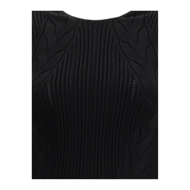 Balmain Black Viscose Casual Dress