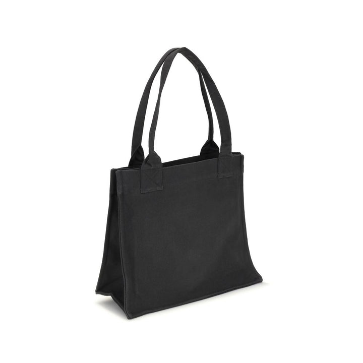 Ganni Black Cotton Shoulder Bag