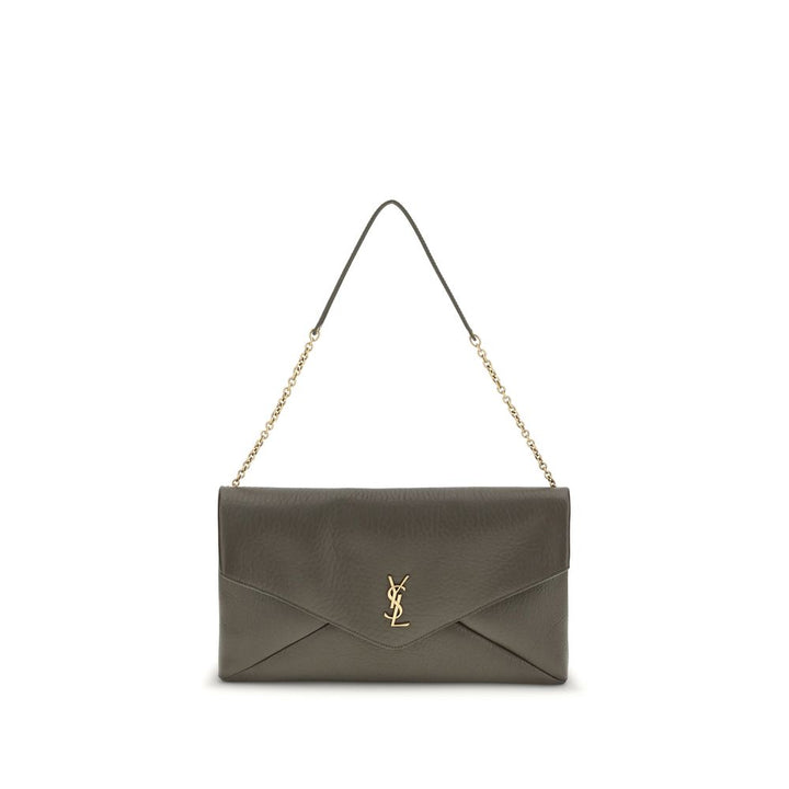 Saint Laurent Green Lamb Ovis Aries Aries Shoulder Bag
