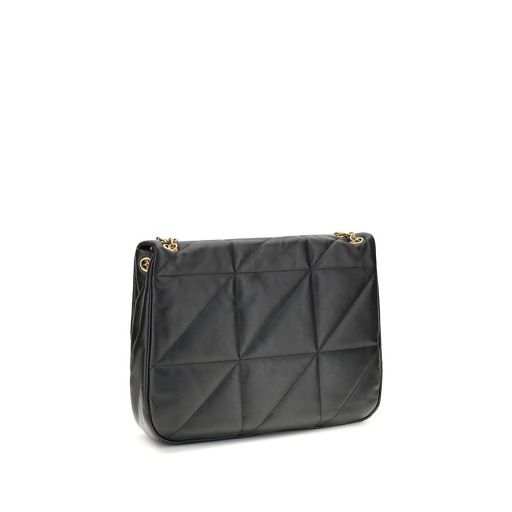 Saint Laurent Black Lamb Ovis Aries Aries Shoulder Bag