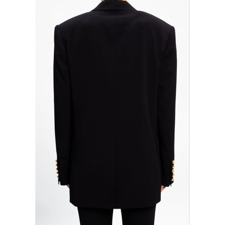 Balmain Black Viscose Women Blazer