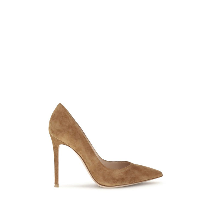 Gianvito Rossi Beige Leather Pumps