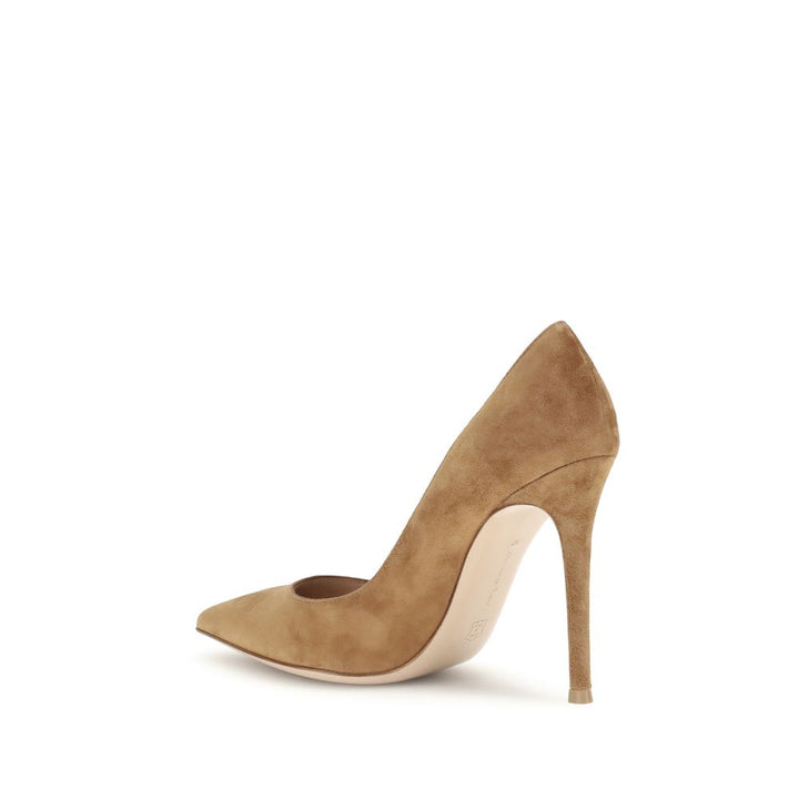 Gianvito Rossi Beige Leather Pumps