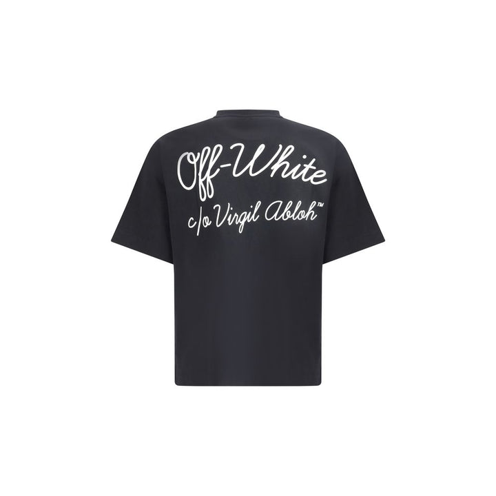 Off-White Black Cotton T-Shirt