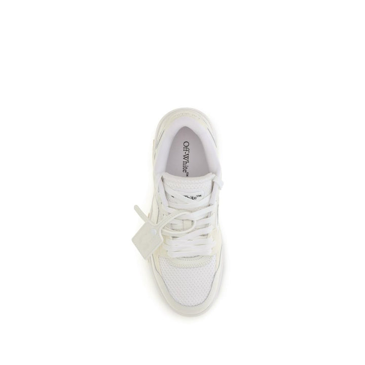 Off-White White Calf Leather Bos Taurus Low Top Sneakers