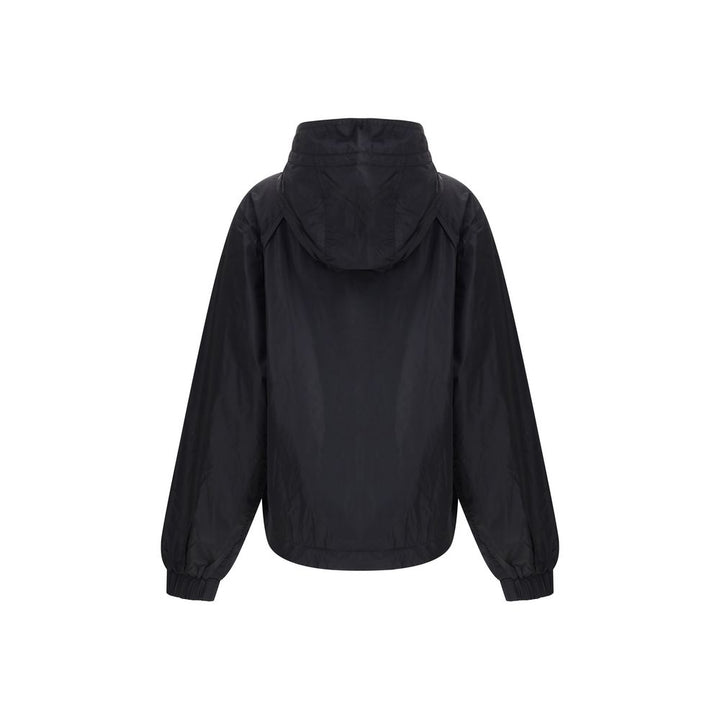 Ganni Black Nylon Shell Jacket