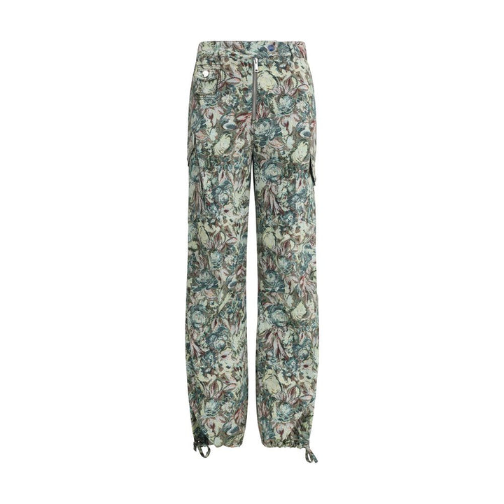Ganni Multicolor Cotton Casual Pants