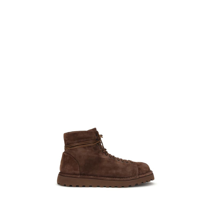Marsell Brown Calf Leather Bos Taurus Lace-Up Boots