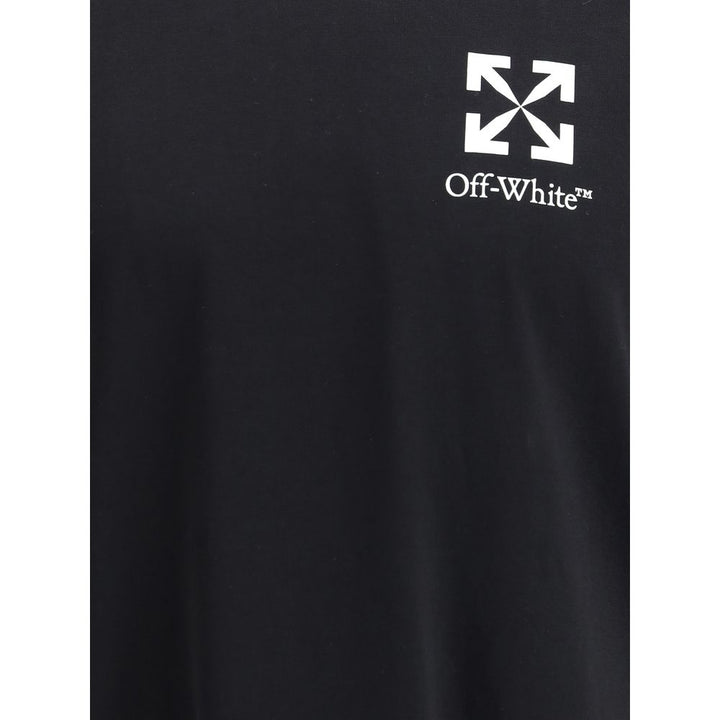 Off-White Black Cotton T-Shirt