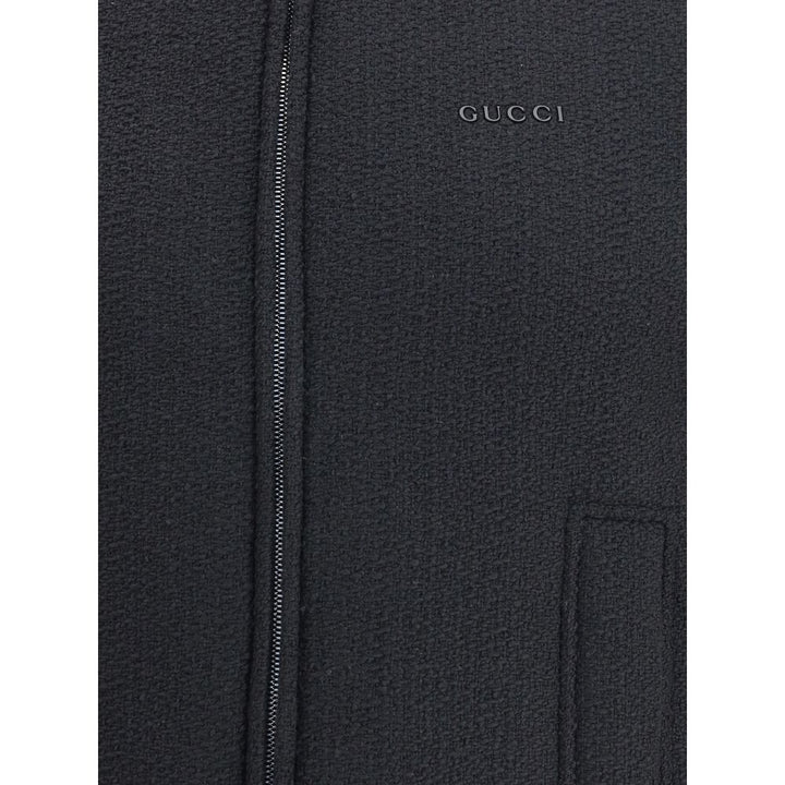 Gucci Black Wool Sleveless Jacket