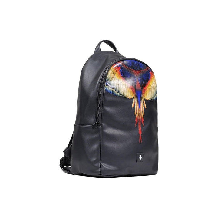 County of Milan Black Polyethylene Backpack