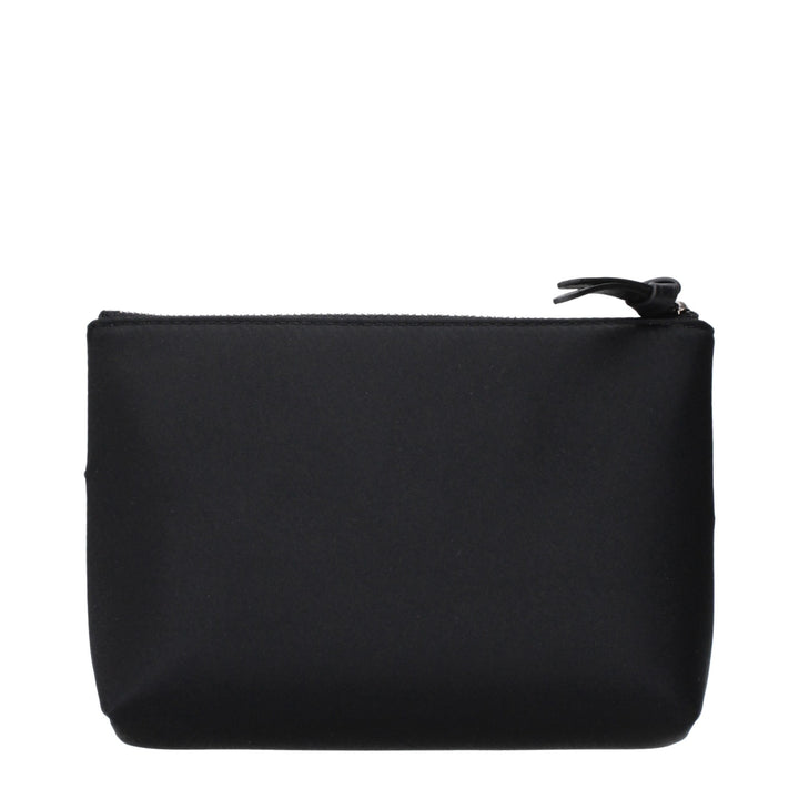 Jimmy Choo Black Satin Clutch Bag