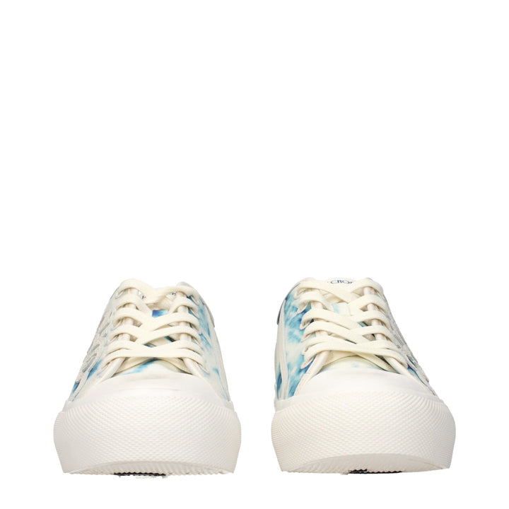 Jimmy Choo Beige Fabric Low Top Sneakers