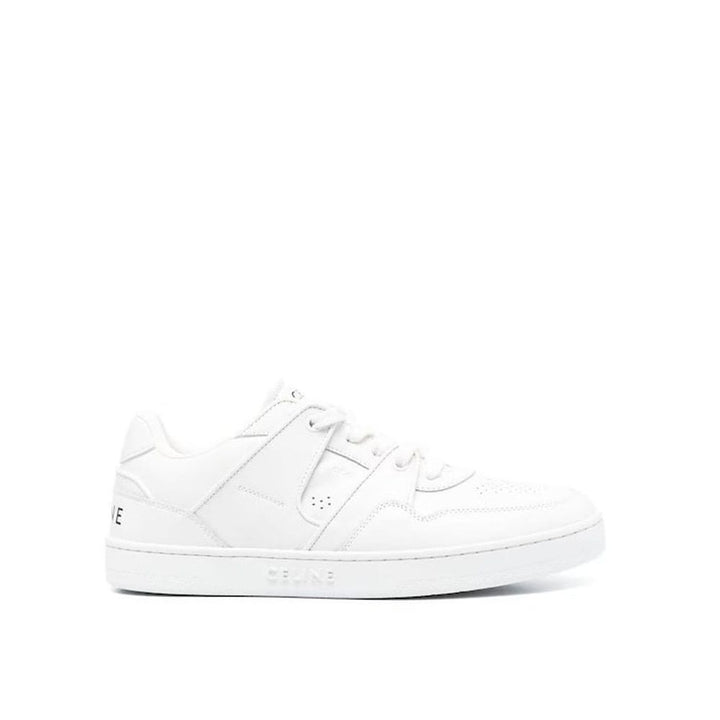 Celine White Calfskin Low Top Sneakers