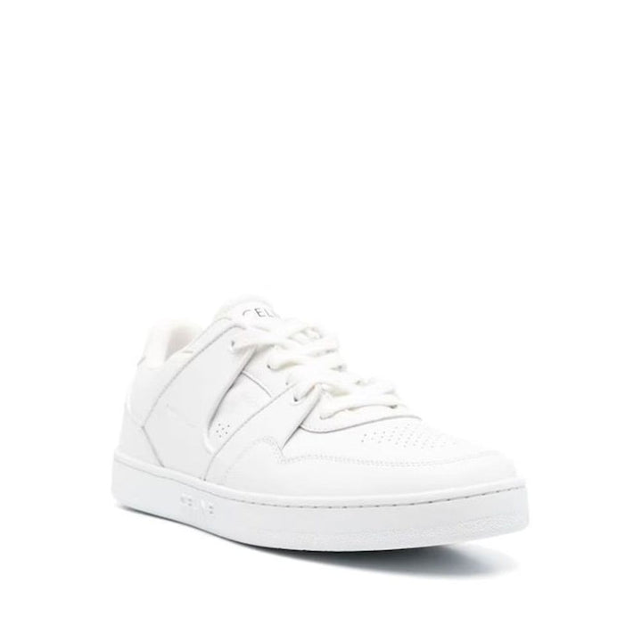 Celine White Calfskin Low Top Sneakers