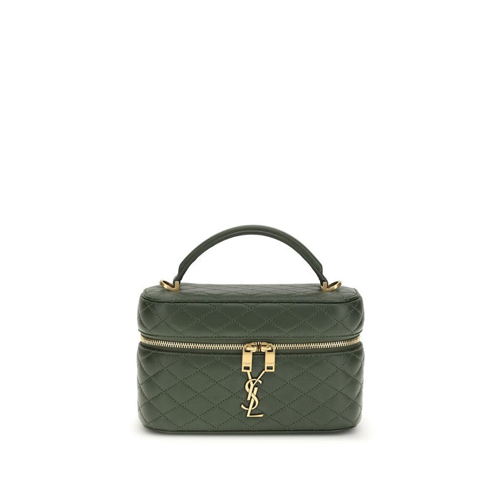 Saint Laurent Green Calf Leather Bos Taurus Handbag