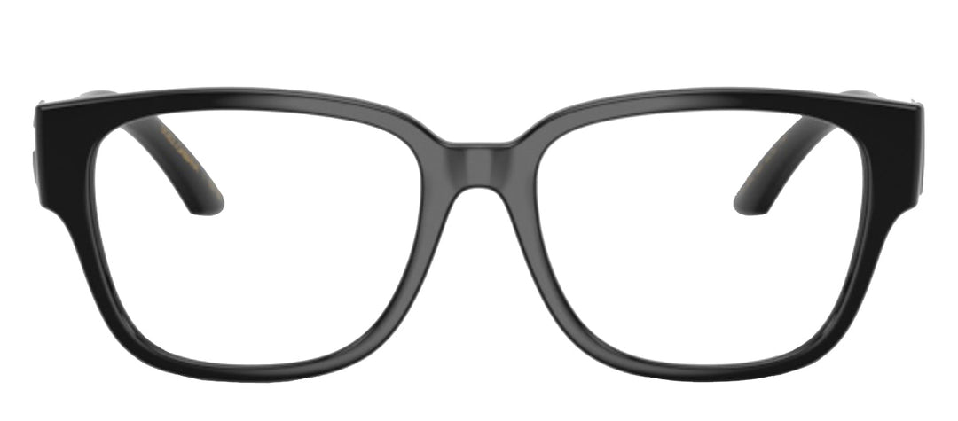Dolce & Gabbana KIDS DX 5006 501 Square Plastic Black Eyeglasses with Logo Stamped Demo Lenses