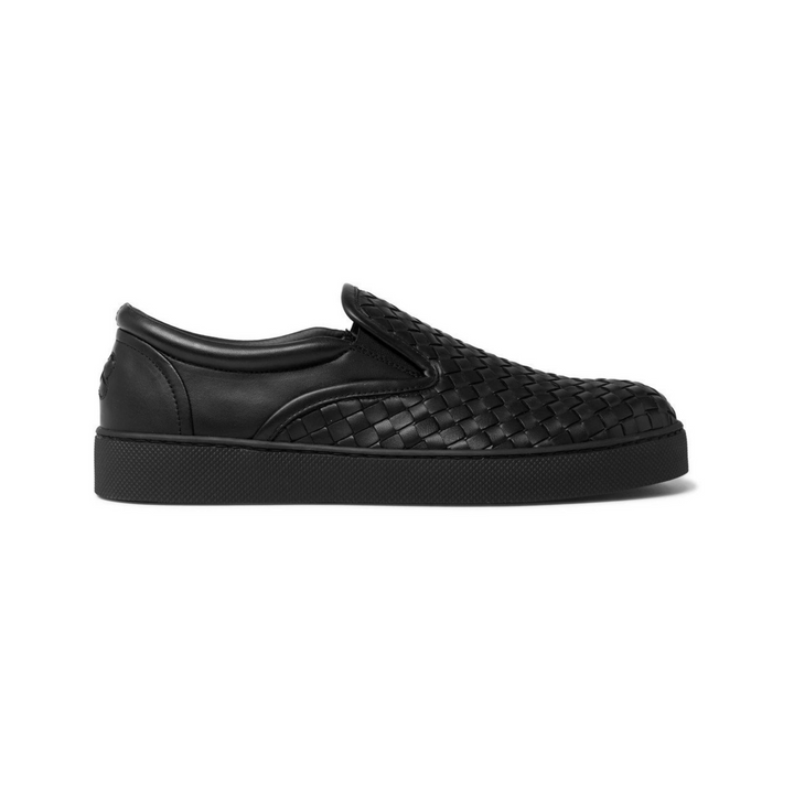 Bottega Veneta Intrecciato Leather Dodger Sneakers