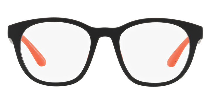 Emporio Armani KIDS EK 4001 50011W Phantos Plastic Black Sunglasses with Orange Clip On Lens