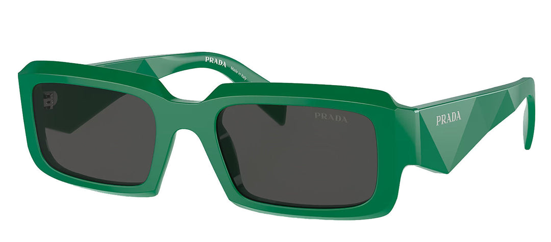 Prada PR 27ZS 11L08Z Rectangular Acetate Mango Sunglasses with Dark Grey Lens