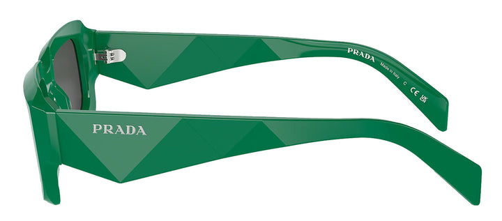 Prada PR 27ZS 11L08Z Rectangular Acetate Mango Sunglasses with Dark Grey Lens